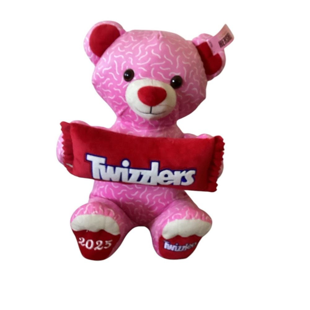 Hershey Twizzlers 17" 2025 Valentines Bear Plush NWT